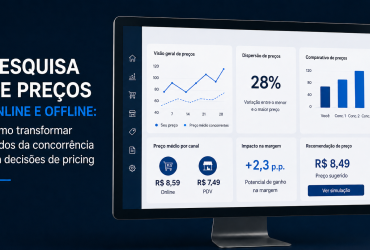 Pesquisa de Preços Online e Offline Como transformar dados da concorrência em decisões de pricing Pesquisa de Preços Online e Offline Como transformar dados da concorrência em decisões de pricing
